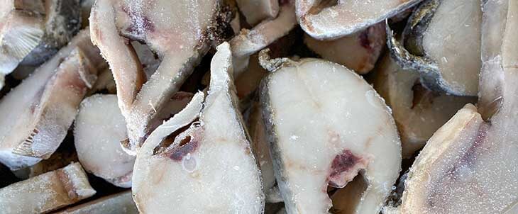 Замороженные стейки трески Продажа рыбы